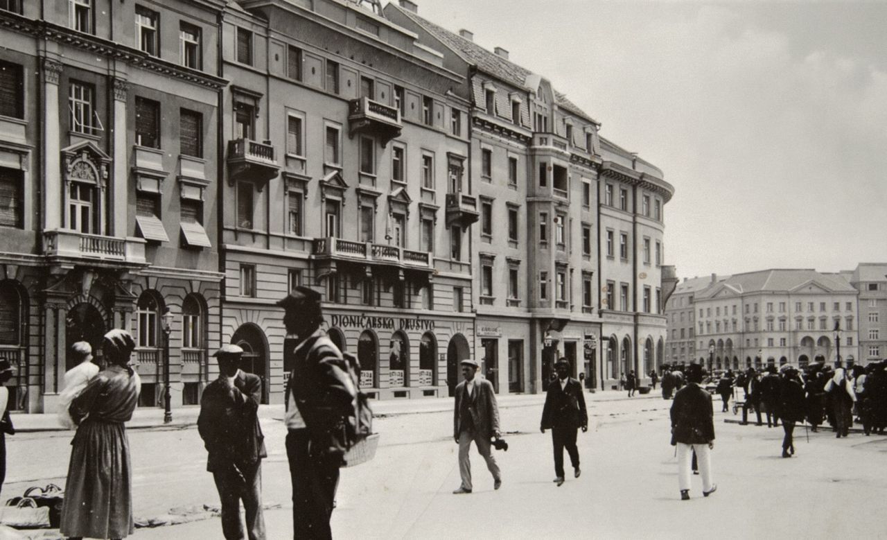 Ulica Račkoga oko 1930. godine